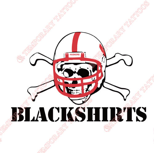 Nebraska Cornhuskers Customize Temporary Tattoos Stickers NO.5378